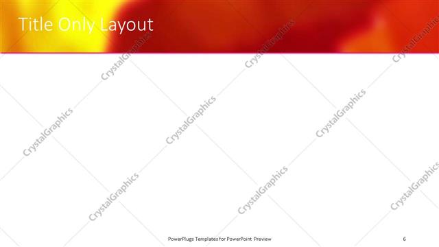 Title Only presentation slide layout