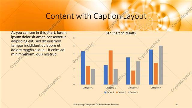 Content with Caption presentation slide layout
