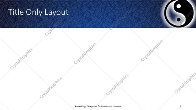 Title Only presentation slide layout