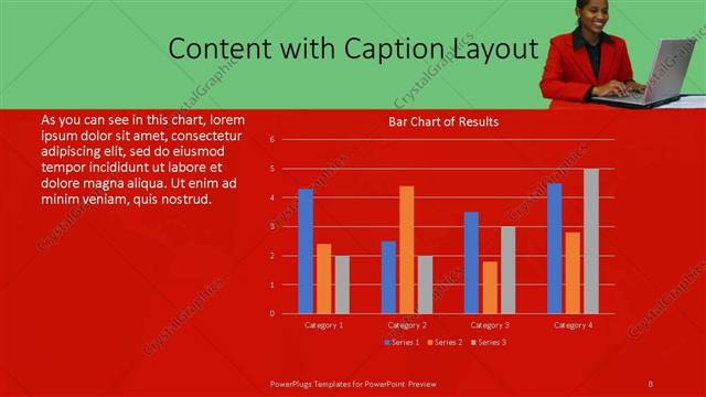 Content with Caption presentation slide layout