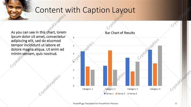Content with Caption presentation slide layout