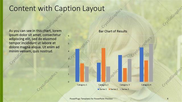 Content with Caption presentation slide layout