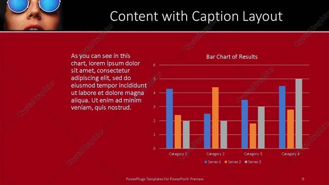 Content with Caption presentation slide layout