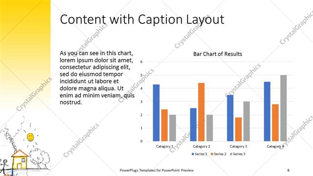 Content with Caption presentation slide layout