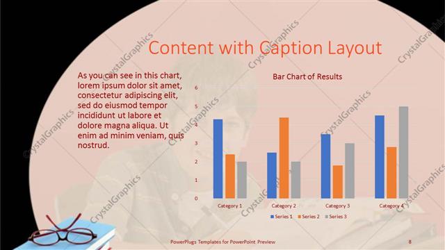 Content with Caption presentation slide layout
