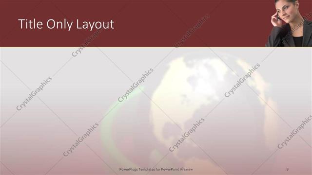 Title Only presentation slide layout