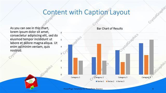 Content with Caption presentation slide layout
