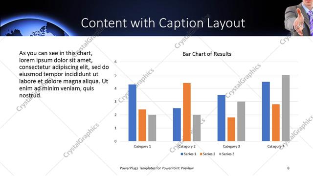 Content with Caption presentation slide layout