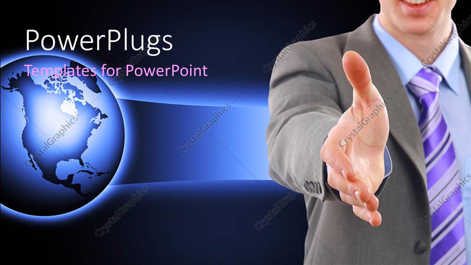 Featuring a Professional with a Globe in the Background