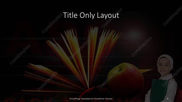Title Only presentation slide layout