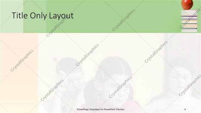 Title Only presentation slide layout