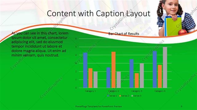 Content with Caption presentation slide layout