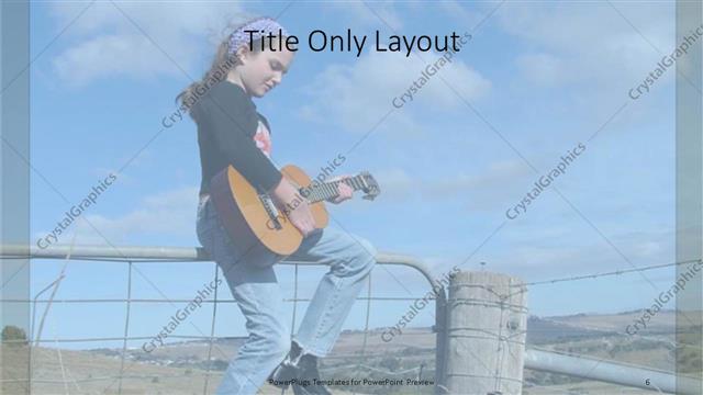 Title Only presentation slide layout