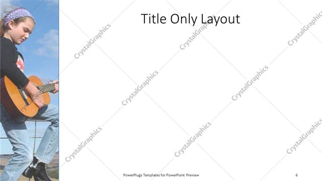 Title Only presentation slide layout