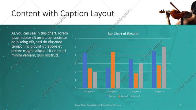 Content with Caption presentation slide layout