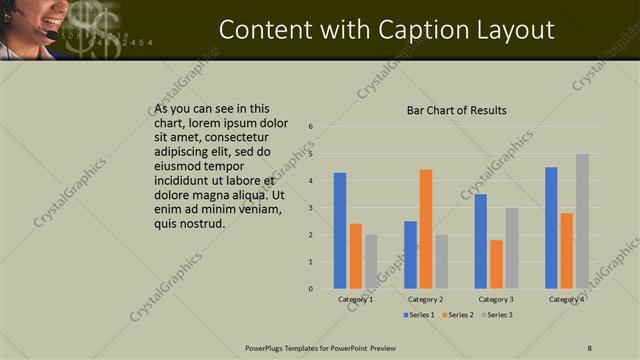 Content with Caption presentation slide layout
