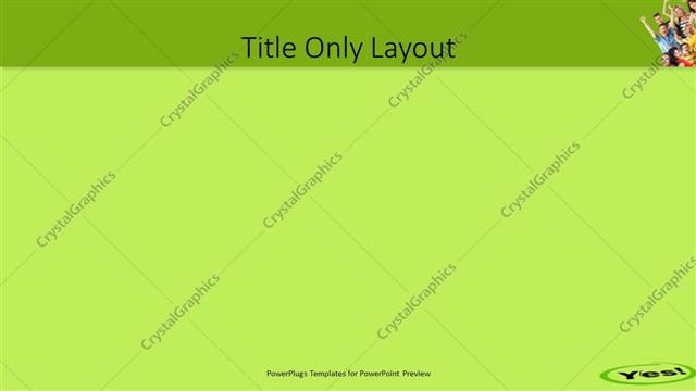 Title Only presentation slide layout