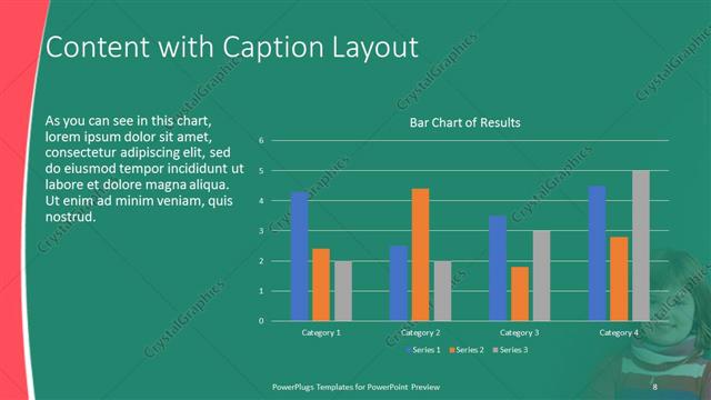 Content with Caption presentation slide layout