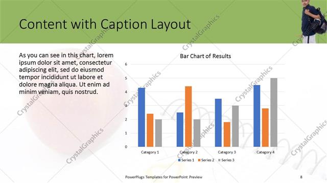 Content with Caption presentation slide layout