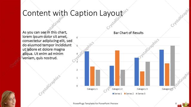 Content with Caption presentation slide layout