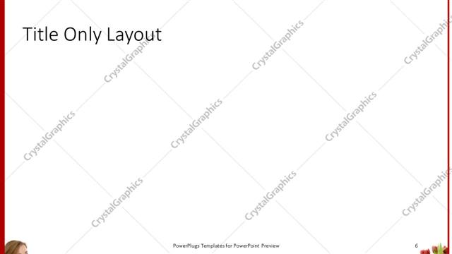 Title Only presentation slide layout