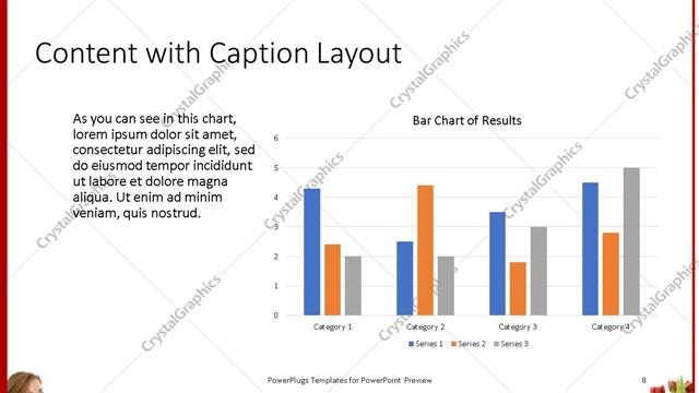 Content with Caption presentation slide layout