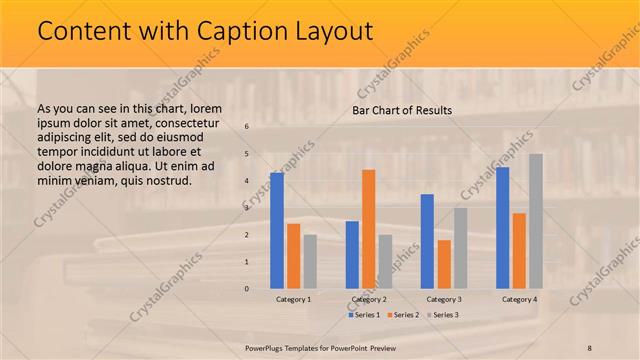 Content with Caption presentation slide layout
