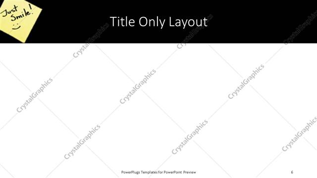 Title Only presentation slide layout