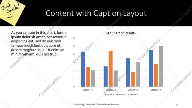 Content with Caption presentation slide layout