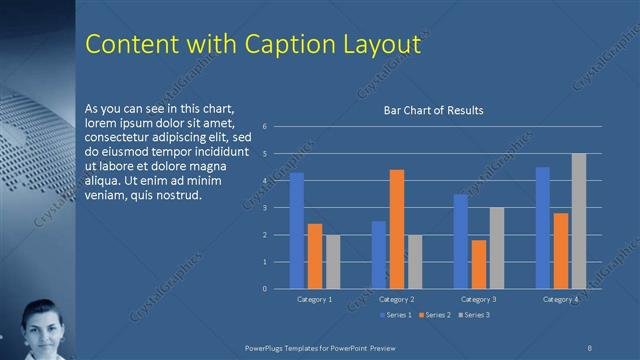 Content with Caption presentation slide layout
