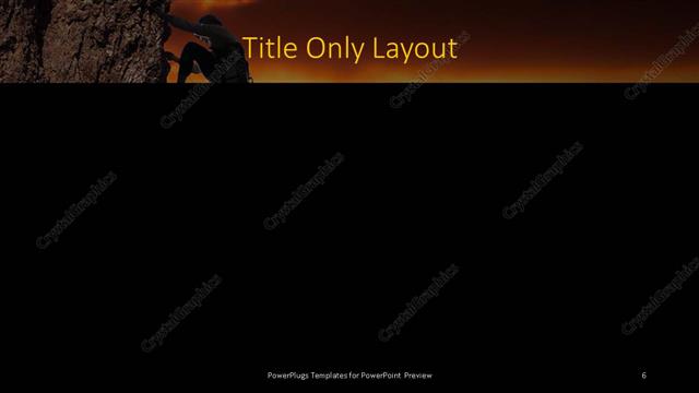 Title Only presentation slide layout