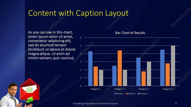 Content with Caption presentation slide layout