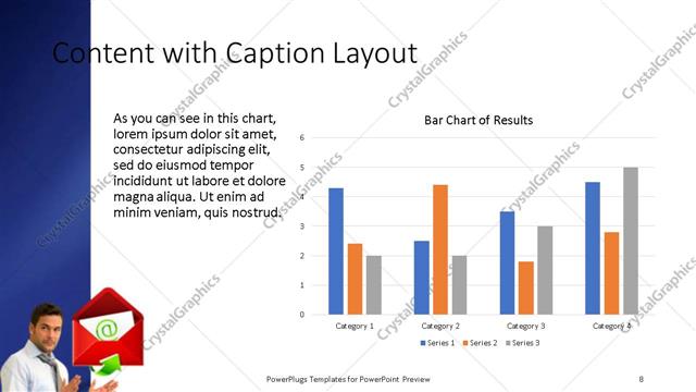 Content with Caption presentation slide layout