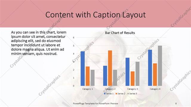 Content with Caption presentation slide layout