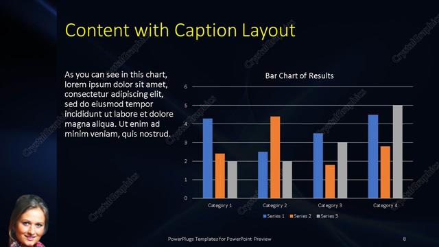 Content with Caption presentation slide layout