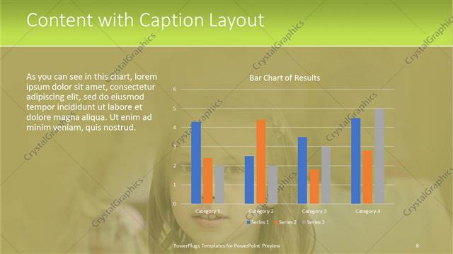Content with Caption presentation slide layout