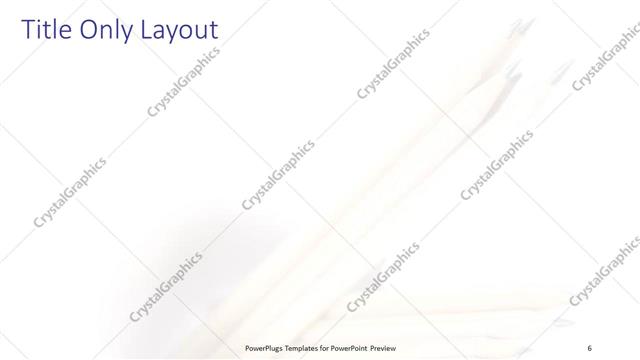 Title Only presentation slide layout