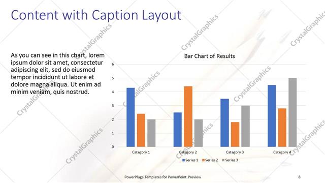 Content with Caption presentation slide layout