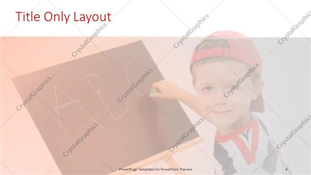 Title Only presentation slide layout