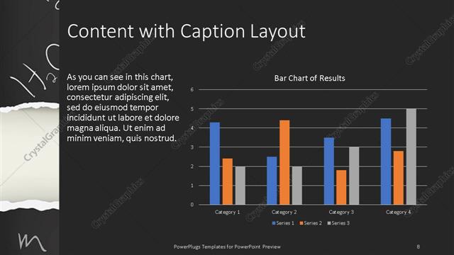 Content with Caption presentation slide layout