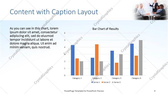 Content with Caption presentation slide layout