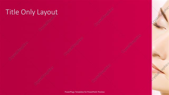 Title Only presentation slide layout