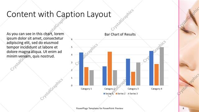 Content with Caption presentation slide layout
