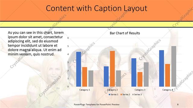 Content with Caption presentation slide layout