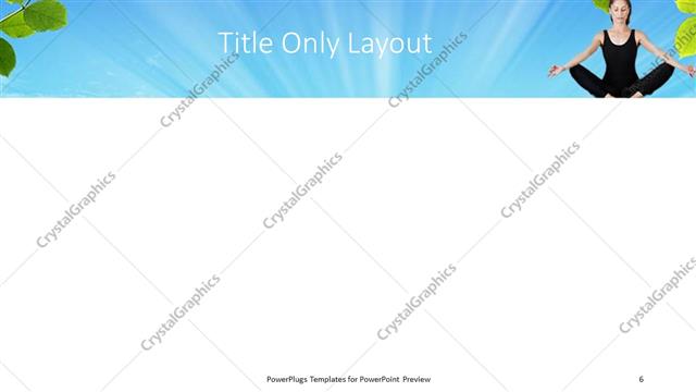 Title Only presentation slide layout