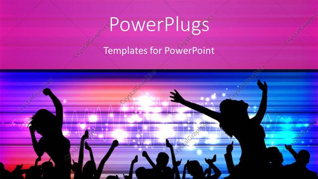  Presentation with youth event - Youth enjoying and dancing at musical event