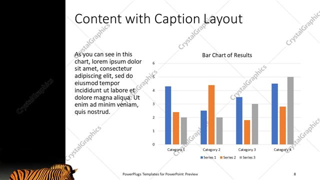 Content with Caption presentation slide layout