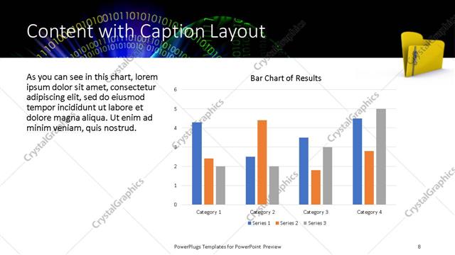Content with Caption presentation slide layout