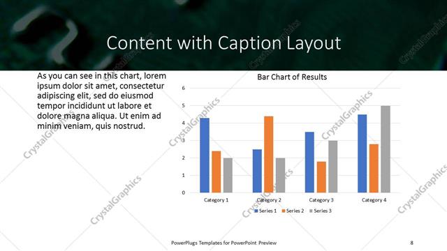 Content with Caption presentation slide layout