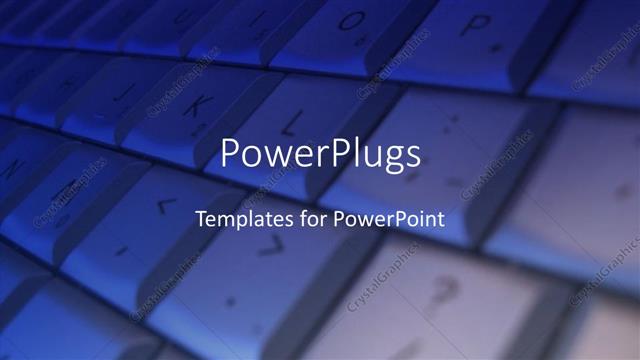 Presentation with keyboard - The zoomed version of a keyboard